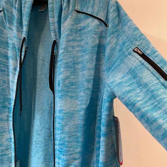 Exertek fleece zip up jacket. Petite XL. NWT - Picture 6 of 7